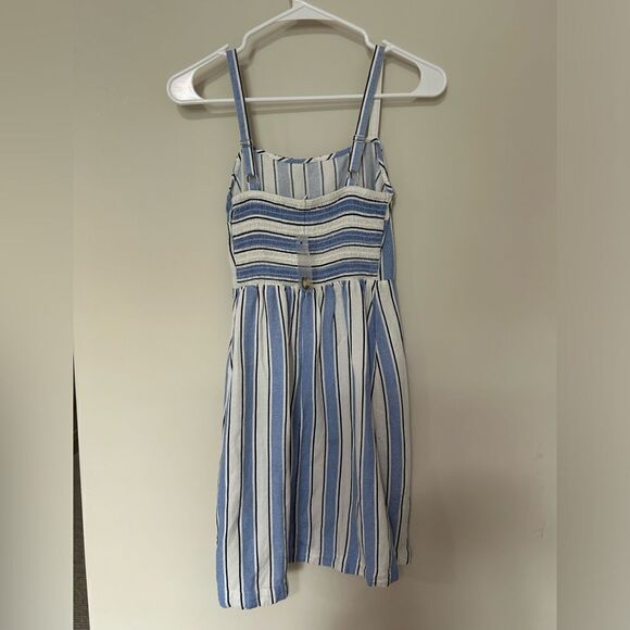 New Express Stripped Linen Dress - Picture 4 of 9